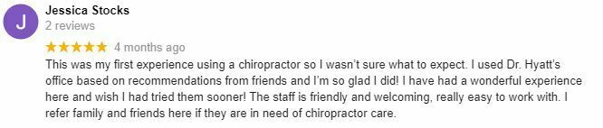 Chiropractic Oak Creek WI Jessica Testimonial Chiropractic Oak Creek WI Jessica Testimonial
