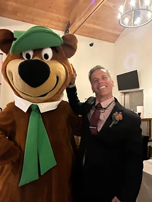 Chiropractor Oak Creek WI Daniel Hyatt With Mascot