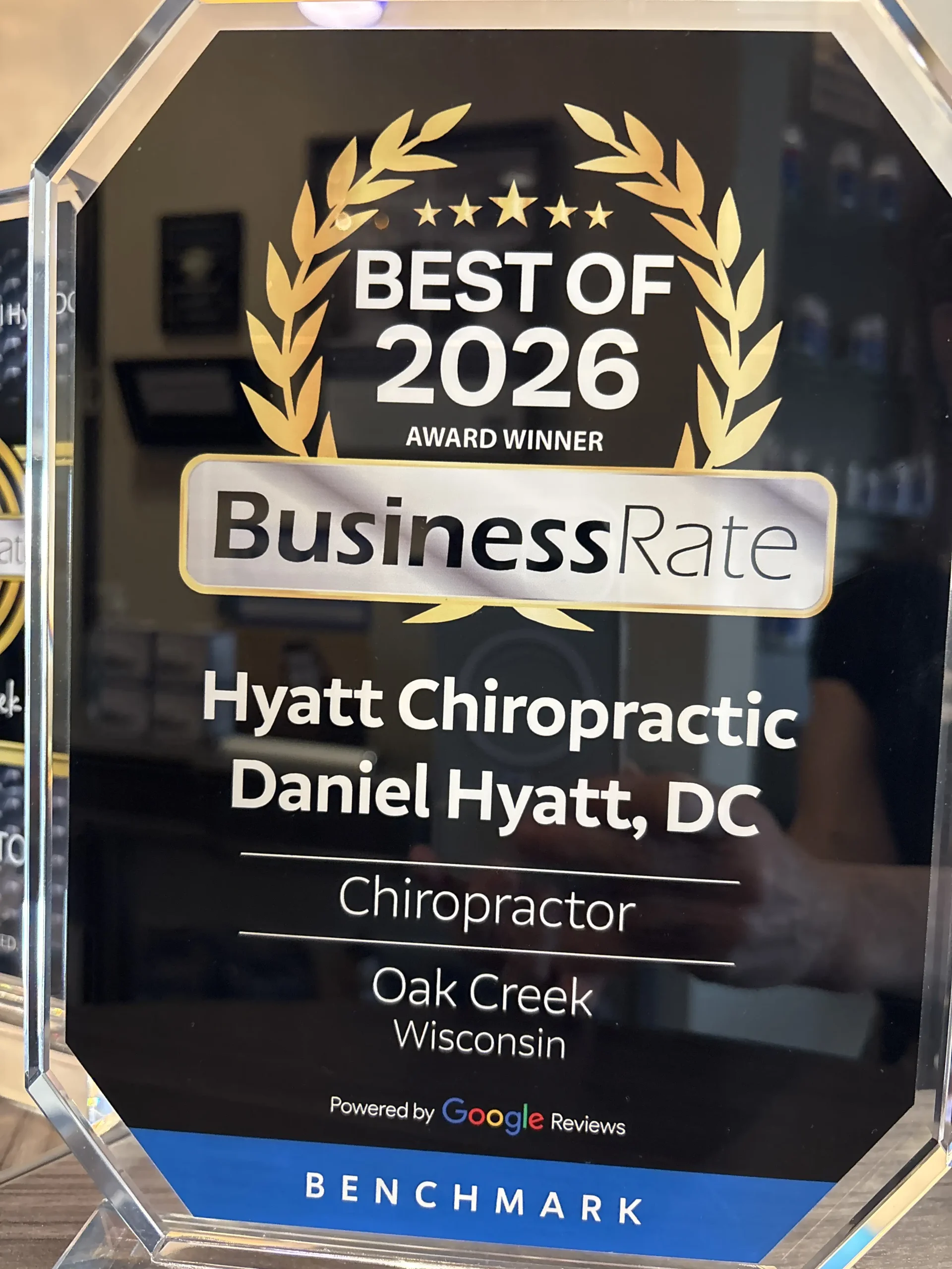 Chiropractic-Oak-Creek-WI-Best-Of-Award
